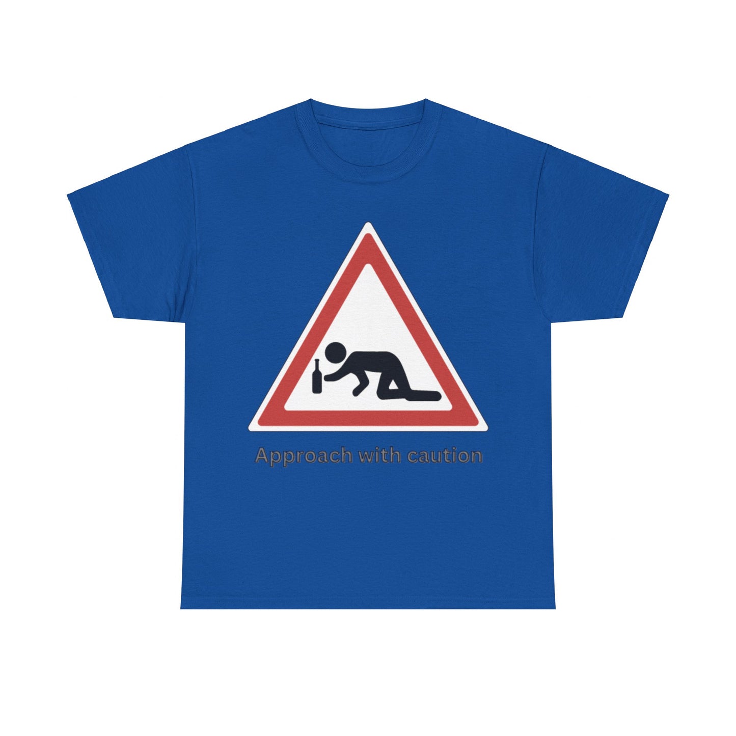 Caution: Drunk Zone Bold Graphic T-Shirt