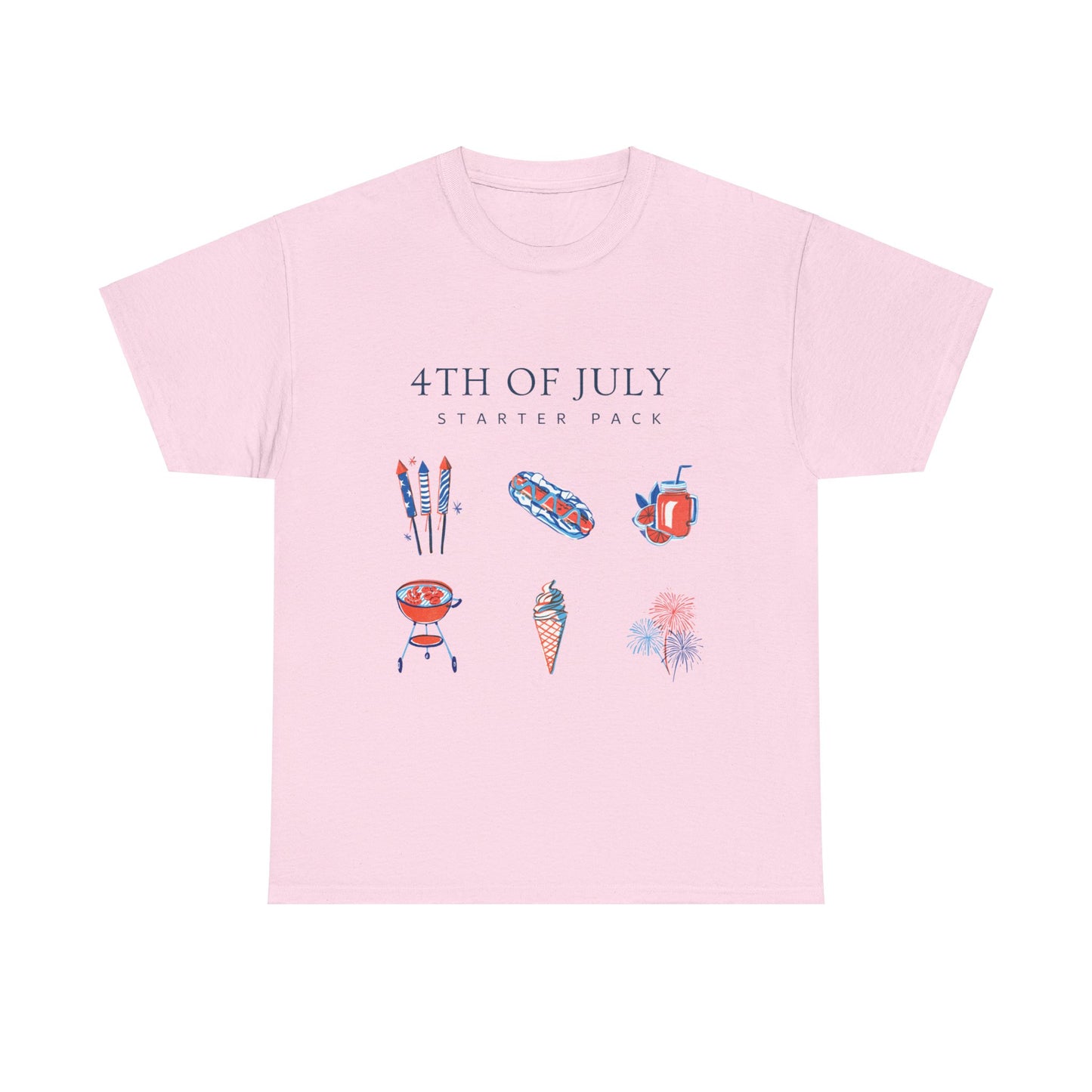 July 4th Starter Pack Unisex Heavy Cotton T-shirt