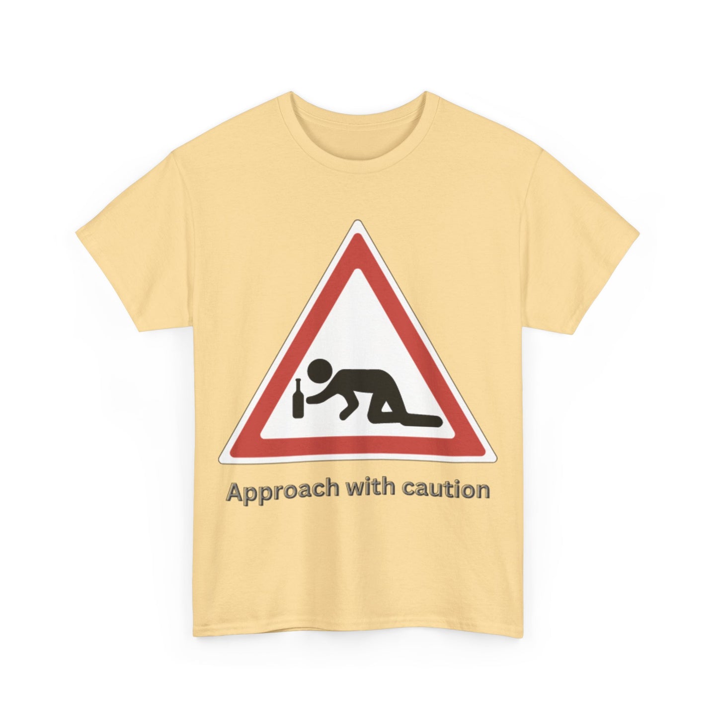 Caution: Drunk Zone Bold Graphic T-Shirt