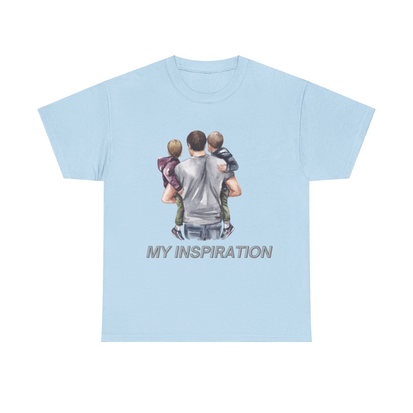 Inspirational 'Dad Inspiration' Logo T-shirt - Great Gift for Dads