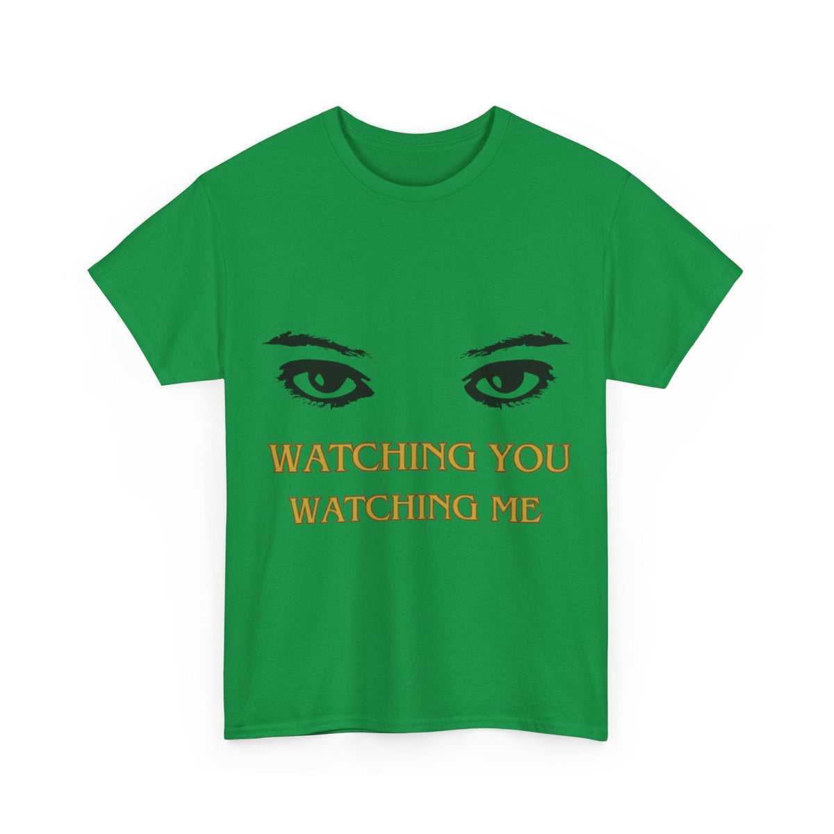 Captivating "Watching You Watching Me" Unisex Heavy Cotton T-shirt