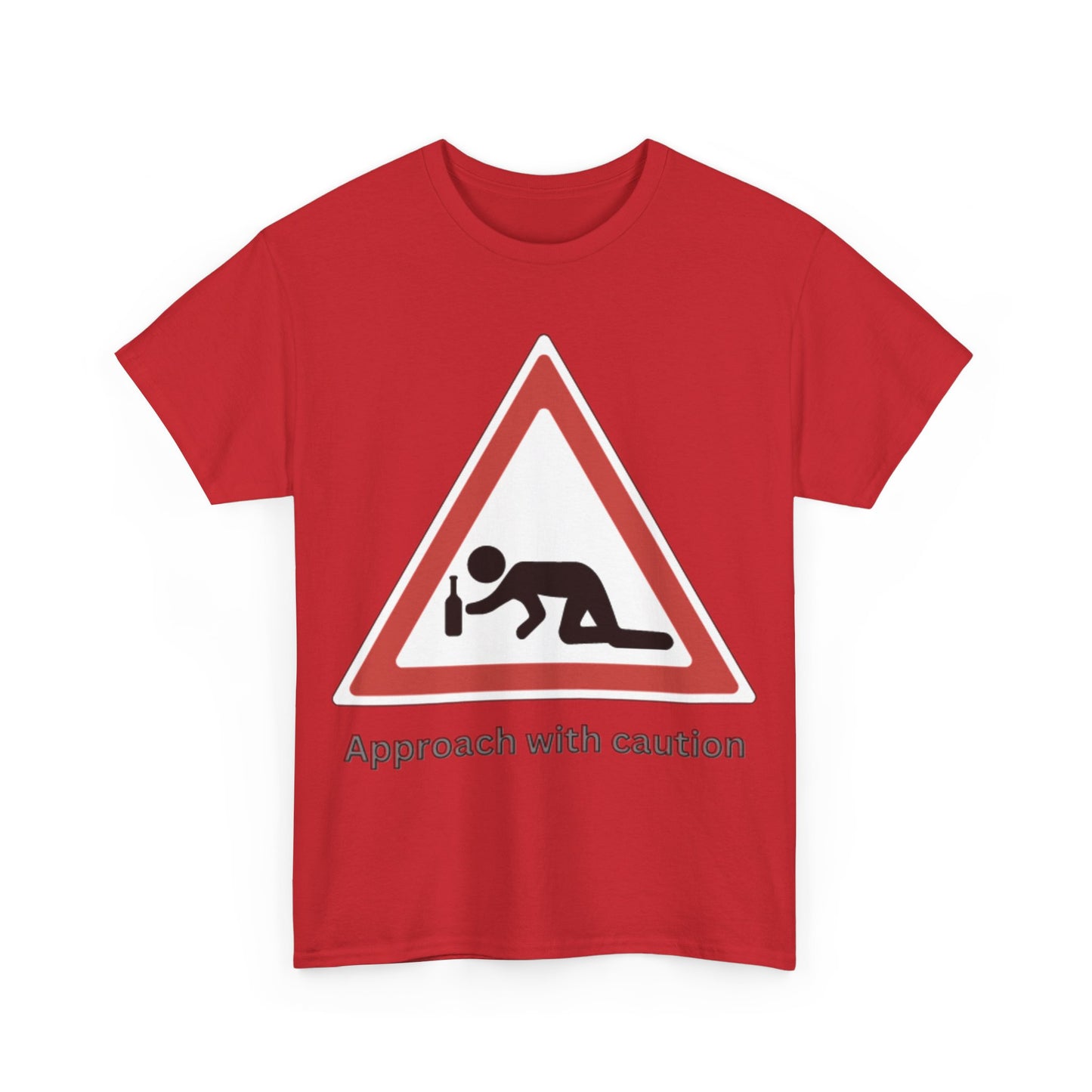 Caution: Drunk Zone Bold Graphic T-Shirt