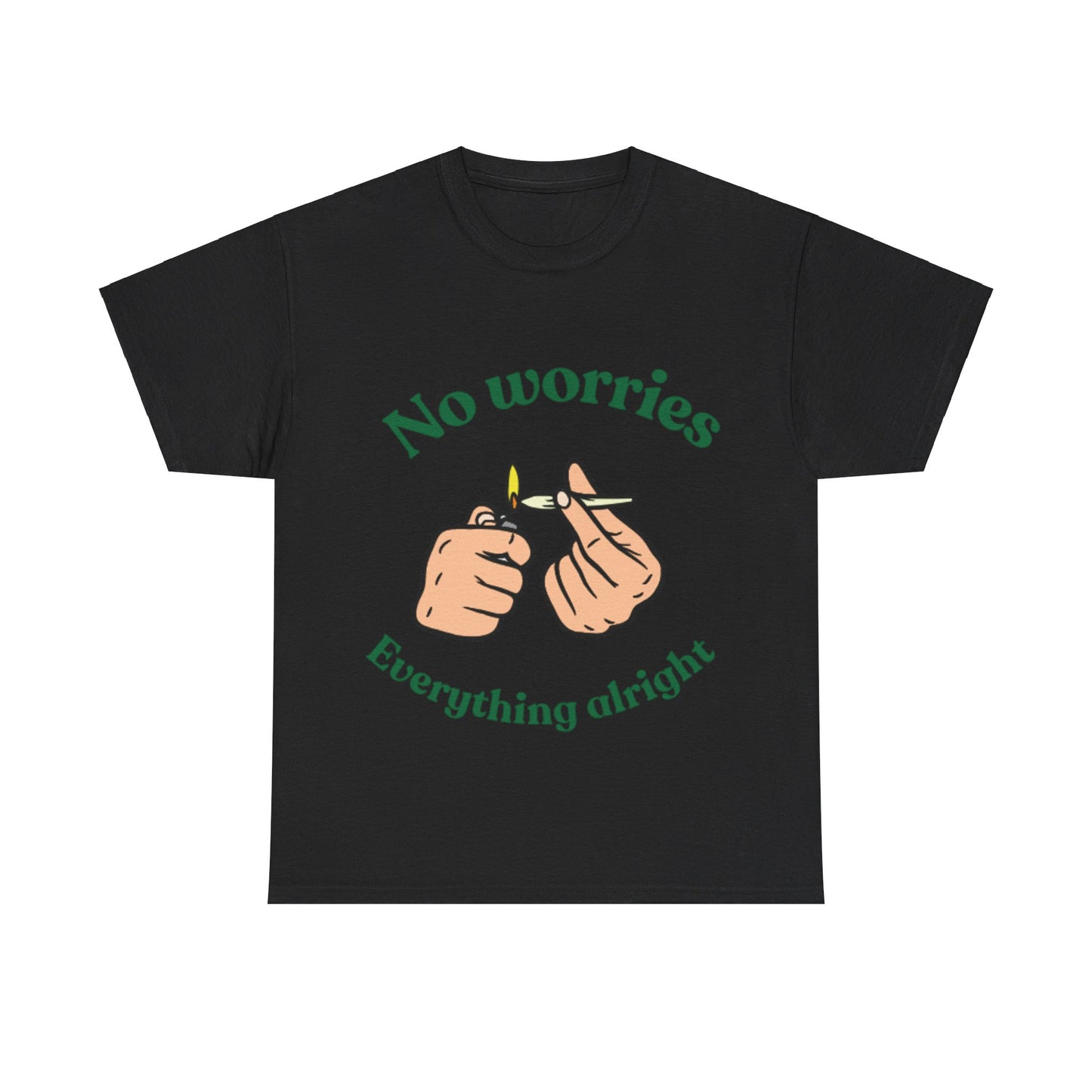 No Worries, Everything Alright Relaxed Vibes T-Shirt