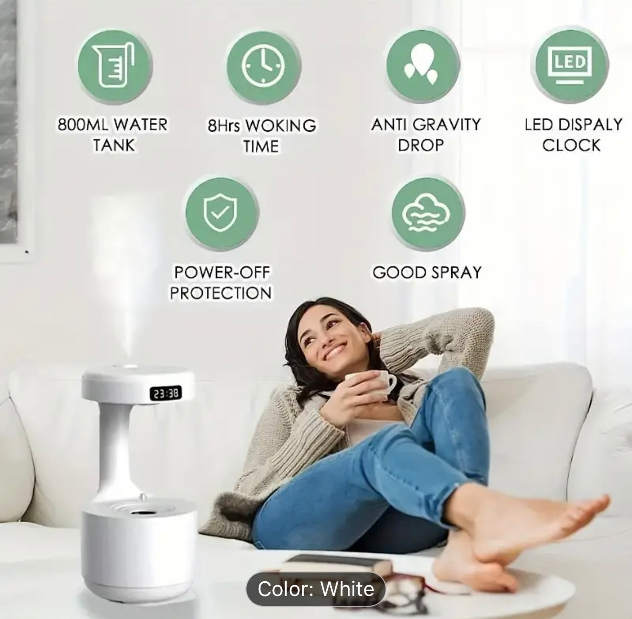 Anti Gravity Air Humidifier