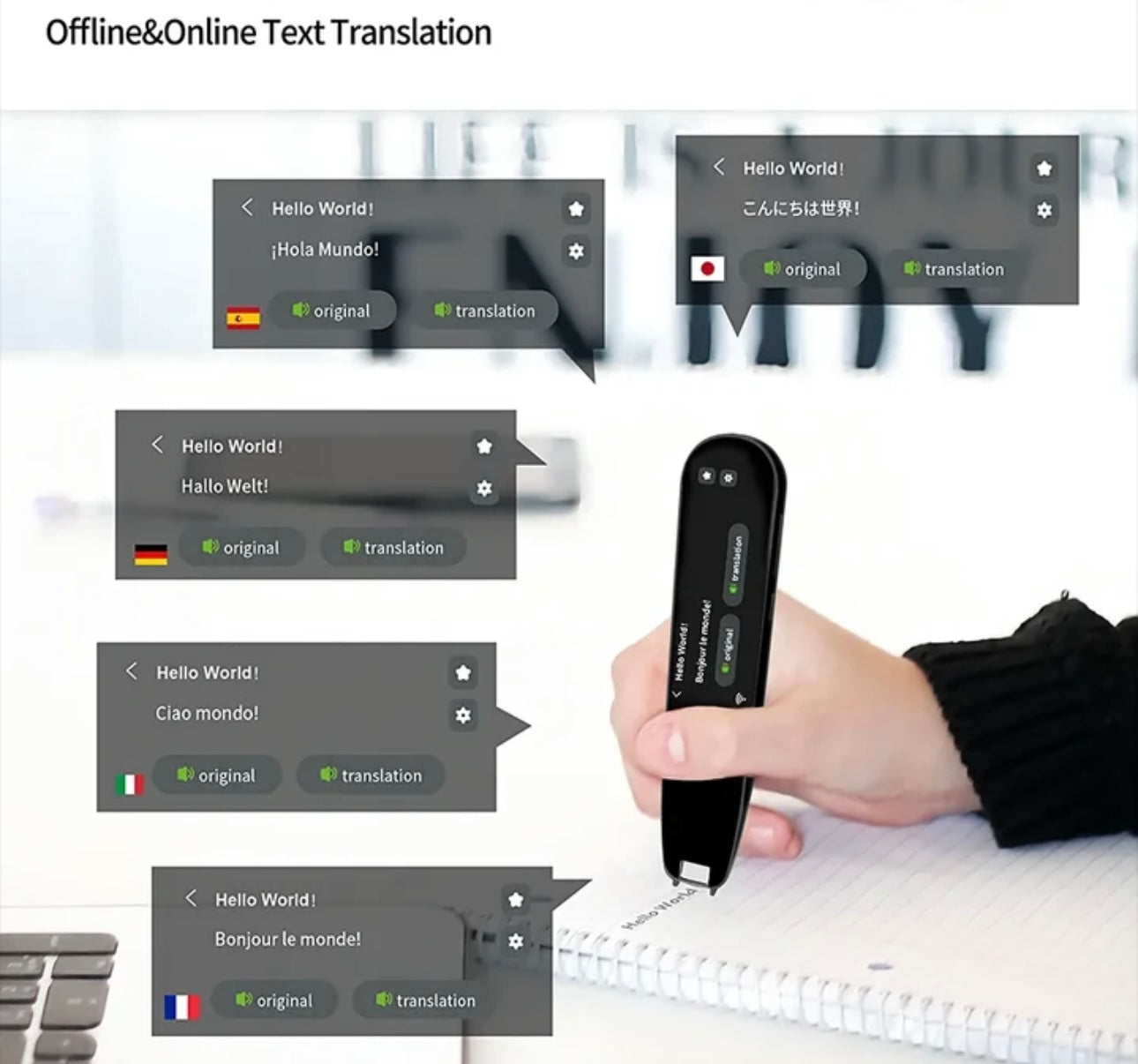 AI Translator Pen