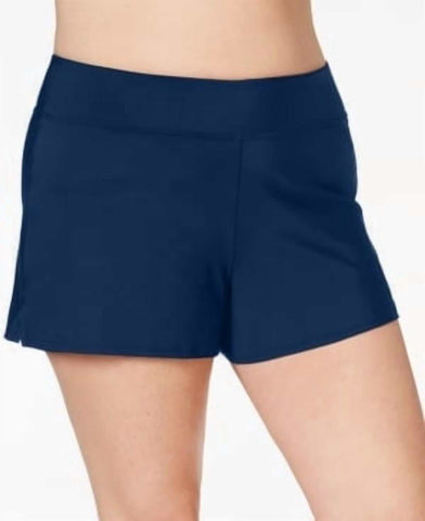 Swim Solutions Solid Swim Shorts Navy 24W