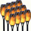 Solar-Powered LED Flame Lights – Dusk-to-Dawn Outdoor Lighting