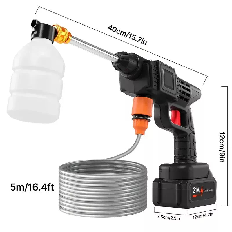 High Pressure Cordless Paint Sprayer Electric Spray Gun For DEWALT 21V