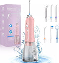 H2ofloss Water Dental Flosser Portable Dental Oral Irrigator- Pink